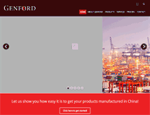 Tablet Screenshot of genford.com